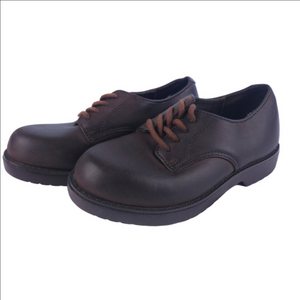 Bass Brown Leather Oxfords Durable Design
